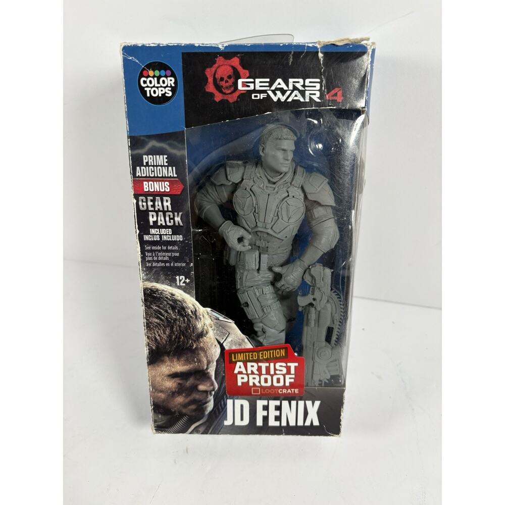 Gears of War 4 JD Fenix Limited Edition McFarlane Artist Proof Figure Loot Crate